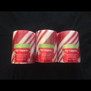 3 Peppermint Creme 3x4 Pillar Candle